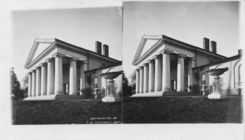 The Robert E. Lee Mansion. Arlington Cemetery, VA