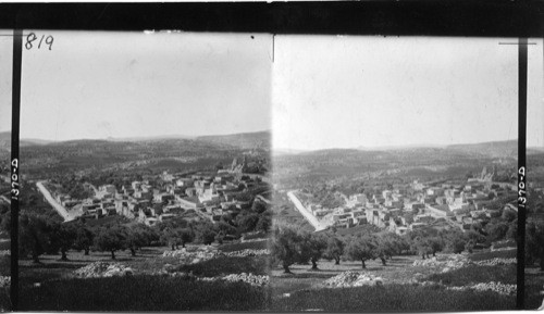 General view of Bethany, Palestine