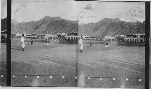 Aden, (Red Sea) Close View Front Street in Aden, Arabia