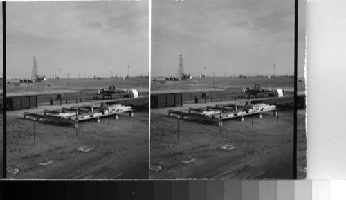 Oil fields near Wichita, Kansas