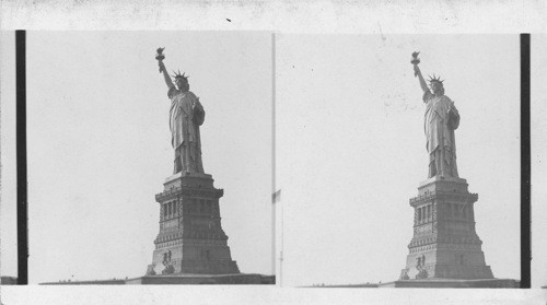 Statue of Liberty in New York Harbor, N.Y. City