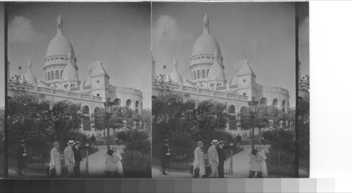 Church of the Sacre' Coeur, or of the sacred heart, Montmartre. Paris