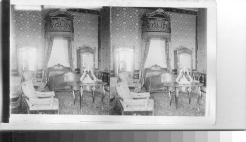 A Bedroom in the Chapultepec Castle (?) Mexico