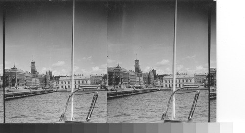 Entering the harbor at Helsingborg, Sweden