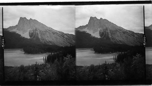 Emerald Lake and Rugged Mt. Burgess Rocky Mts., B.C., Canada