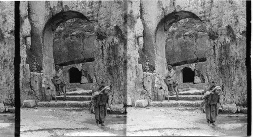 In the tombs of the Kings, Palestine near Jerusalem