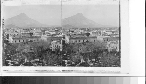 Monterry [Nuevo Leon] and its plaza. Mexico