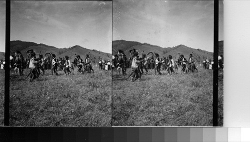 Salish Indians Giving Snake dance