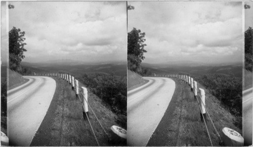 View from Highway #56, in Allegheny Mountains, between Johnstown and Bedford, Penna