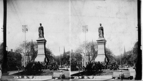 Victoria Square and Statue, Montreal, Canada