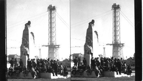 Monument to Pasteur, From the North, A Century of Progress