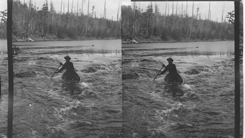 Shooting Rapids, Moon River - Muskoka - Ontario, Canada