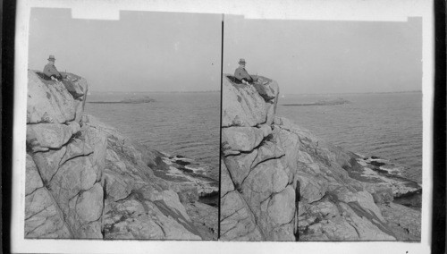 The reef of Norman's Woe. Scene of the "Wreck of the Hesperus", Cape Ann, Mass