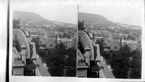 Looking Toward Mt. Royal, From Near Dominion Square - Montreal - Quebec - Canada