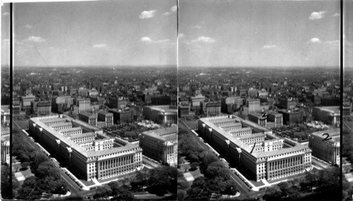 The Commerce Building from the Monument, Washington, D.C., 1. Commerce ...