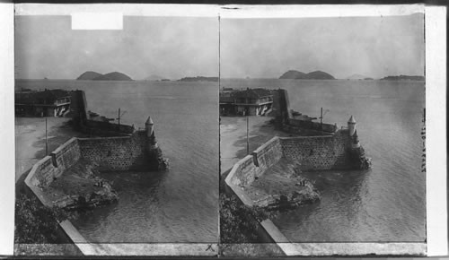 From the old Spanish Fort, S.E. to Islands Guarding the Pacific Entrance to Canal - - Panama