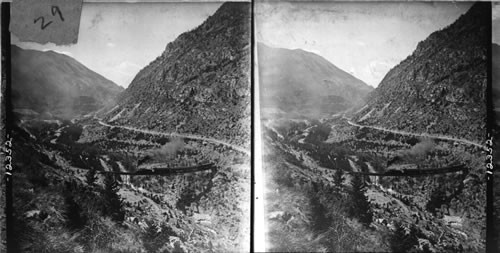 The famous Georgetown Ry. Loop in Rock Mts. (ascending 700 ft. in 4 miles) looking north