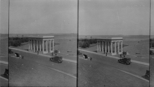 Plymouth Rock, Outside View of Pavilion Enclosing Rock, Plymouth, Mass