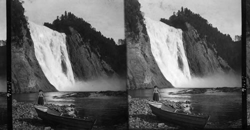 Montmorency Falls (265 feet high) near Quebec, Canada