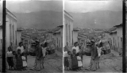 The city baker making his daily rounds, Caracas, Venezuela