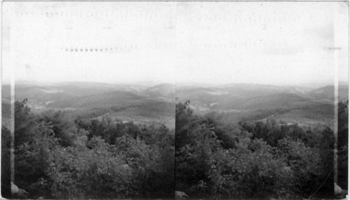 View from Highway #56, in Allegheny Mountains, between Johnstown and Bedford, Penna