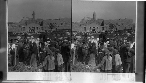 A Russian Burial Service. Jerusalem