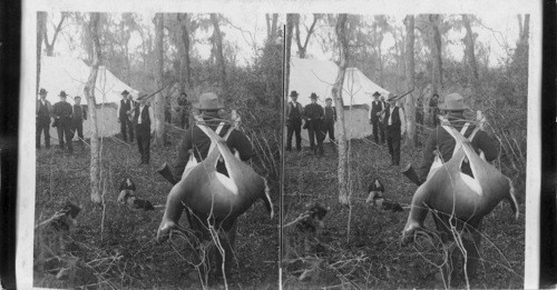 Packing a fine buck to camp in the hungle of South Texas