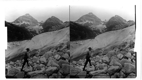 Obstructions to Glaciers, Mt. Sir Donald, B.C. Canada