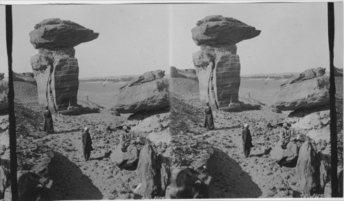 Detached Boulder in Gebel Silsileh Quarries Egypt