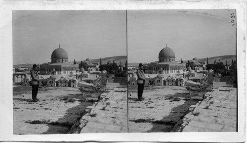 General view of Temple area, Jerusalem, Palestine