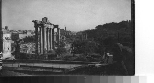 The Forum, where once centered the power and glory of ancient Rome. The Forum, Rome, Italy