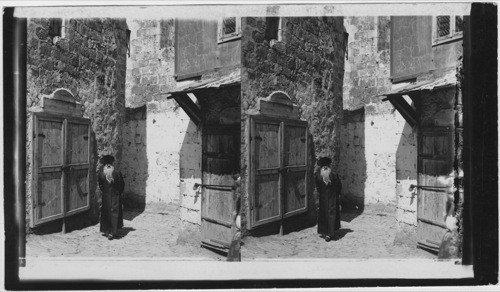 Closed Shops of the Jewish Quarter on the Jewish Sabbath. Jerusalem (?)