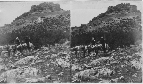 Old Castle on Mt. Hermon, Palestine. Syria