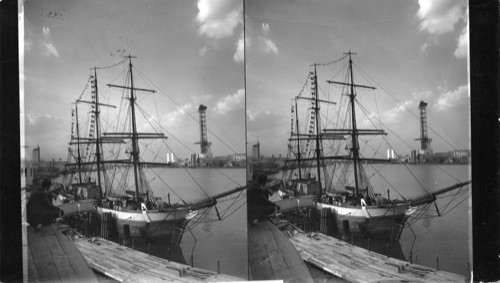 Byrd's Antarctic Ship on the Lagoon at the World's Fair