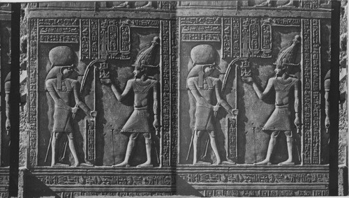 One of the Bas-reliefs of Kom Ombo Temple, Egypt