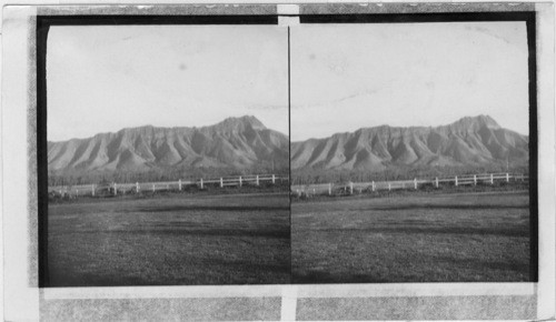 Diamond Head, an extinct volcano near Honolulu, Hawaiian Islands