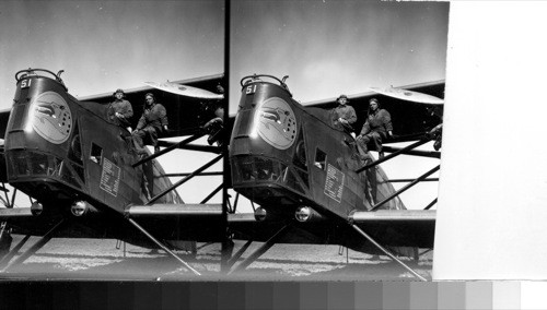 California-Bombing plane (U.S. Army Keystone LB-7) Close view, Mather Field Sacramento, CA. 1930