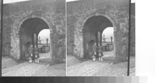 The entrance gate of Stirling Castle, Stirling, Scotland