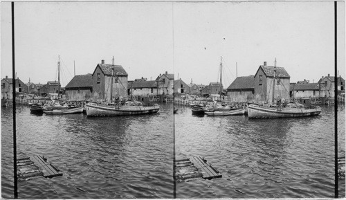 Fish Wharf - Rockport Harbor, Mass. Cape Ann