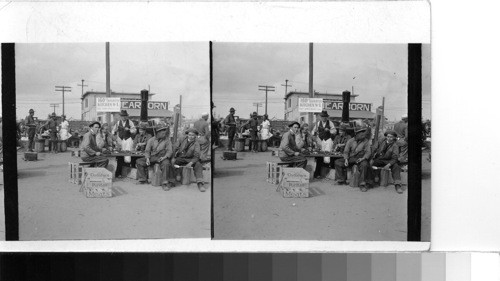 Ten Field and Four Rolling Kitchens of 160th Inf., California National Guards, Served 70,000 Meals Daily to Homeless Earthquake Victims at Long Beach