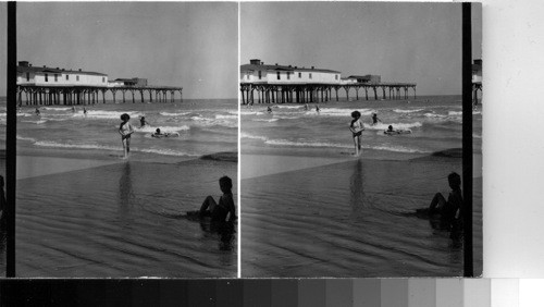 The beach at Galveston, Tex