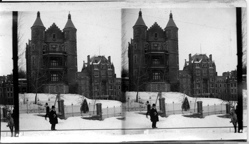 Royal Victoria Hospital, showing Prof. Adams in the foreground, Montreal, Quebec