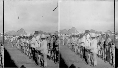 A company of the Cuban Army, Pinar del Rio Province, Cuba