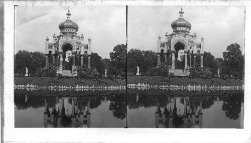 Forest Park Pavilion Reflected in Lake, World's Fair, 1904