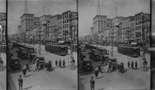 N. W. on Canal street from corner of St. Charles street, New Orleans, La