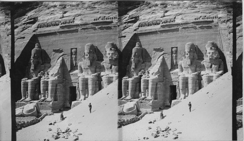 The Great Rock Temple of Abu-Simbel, Nubia, Egypt