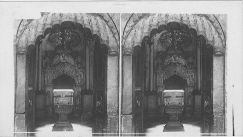 The Chapel of the Angel, Holy Sepulchre - Jerusalem. Palestine