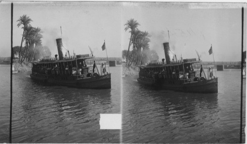 A short voyage on the Nile- on the way to Sakkara. Egypt