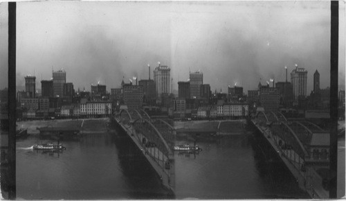 View of Pittsburgh from Mt. Washington. Penna