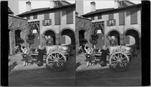 Italian Pony & Cart, Italian Village